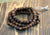 Mala Beads Default Rustic Rudraksha Mala ml426