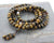Mala Beads Default Tiger Eye Tibetan Mala With Rose Quartz Spacers ml169
