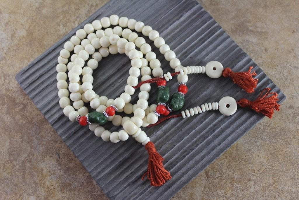 Tibetan Turquoise Mala Beads