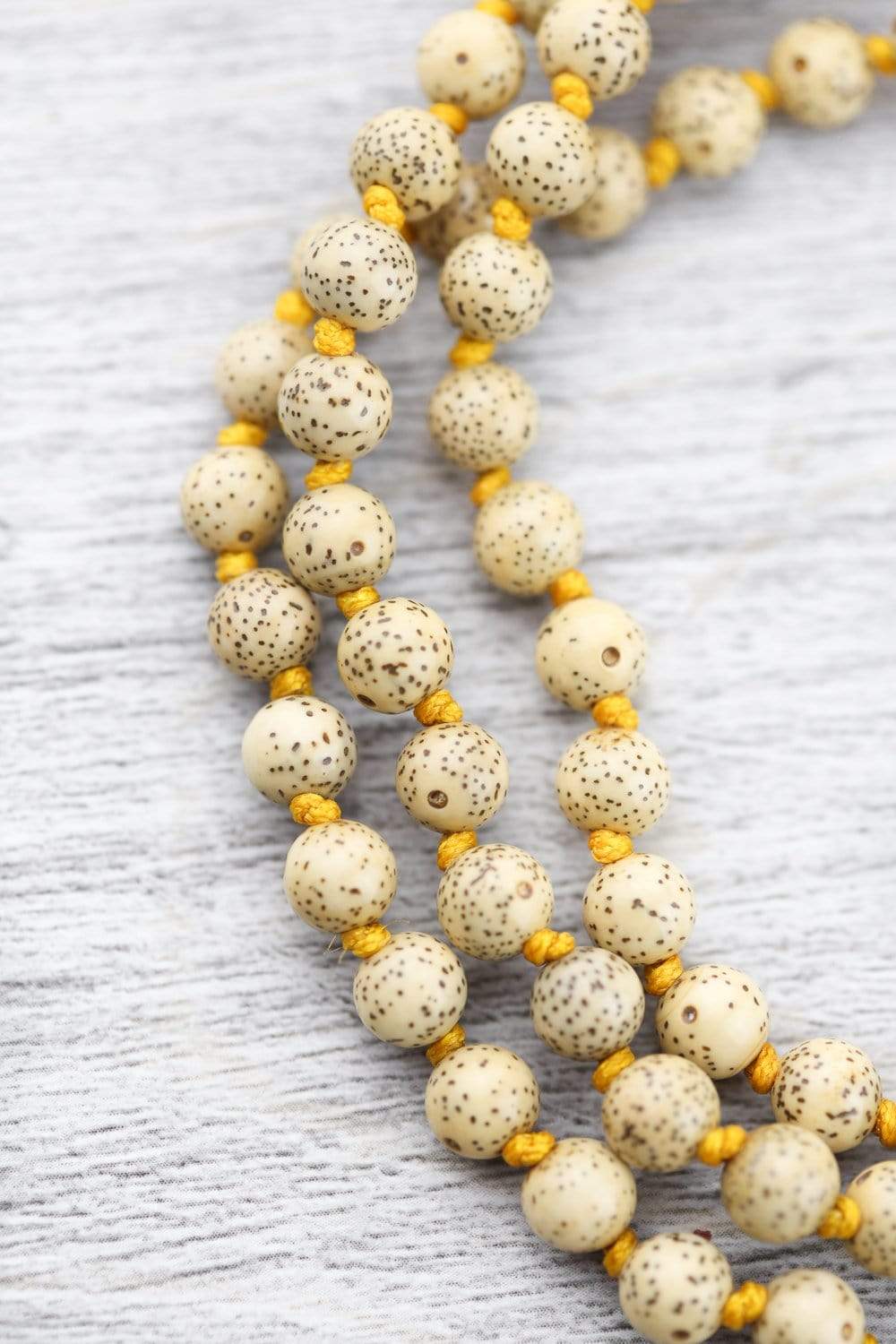 Hand Knotted Lotus Seed Mala