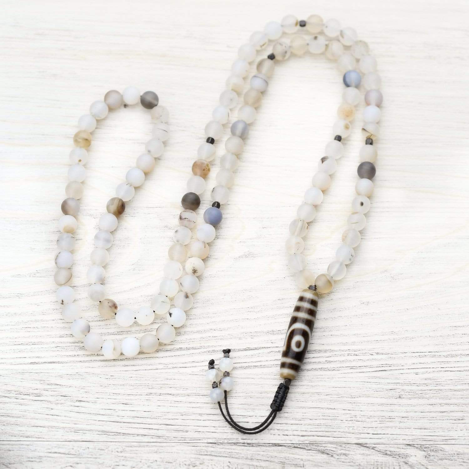 Mala Beads Harmony Dzi Mala & Bracelet Set