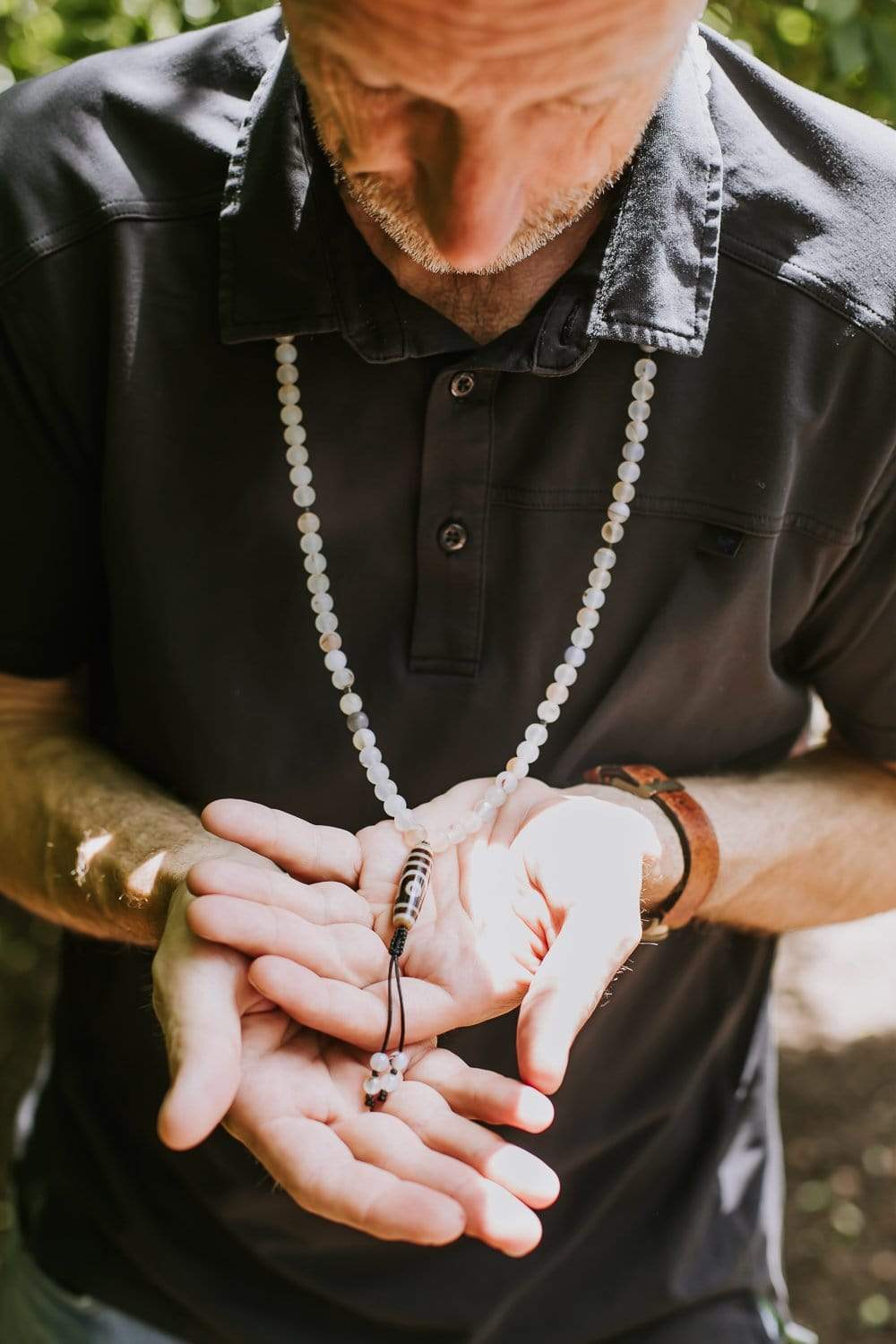 Mala Beads Harmony Dzi Mala & Bracelet Set