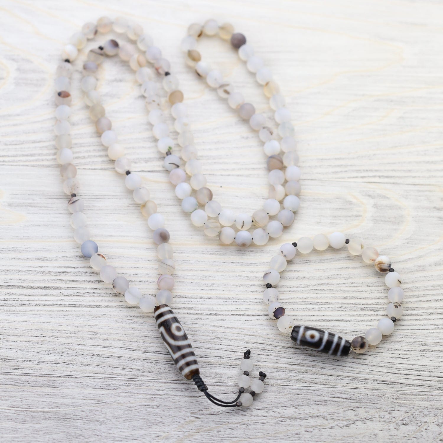 Mala Beads Harmony Dzi Mala & Bracelet Set