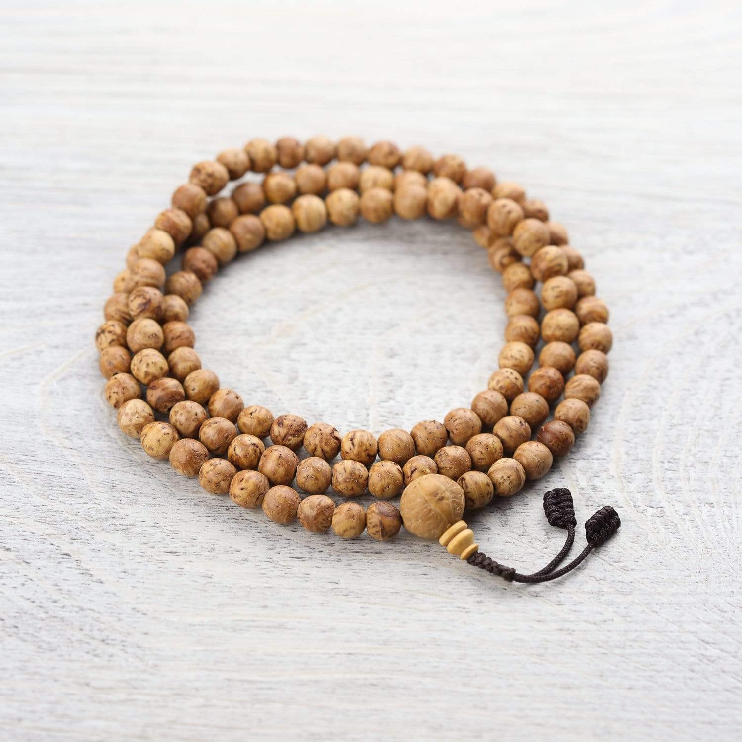 Indian Bodhi Seed Mala  Wholesale Prayer Beads