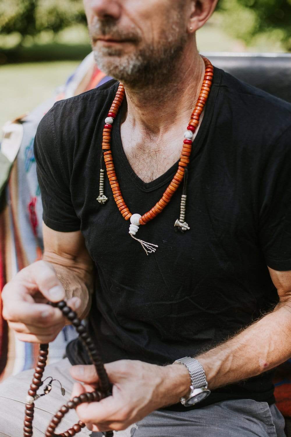 What does bead necklace that monks wear mean? - Quora