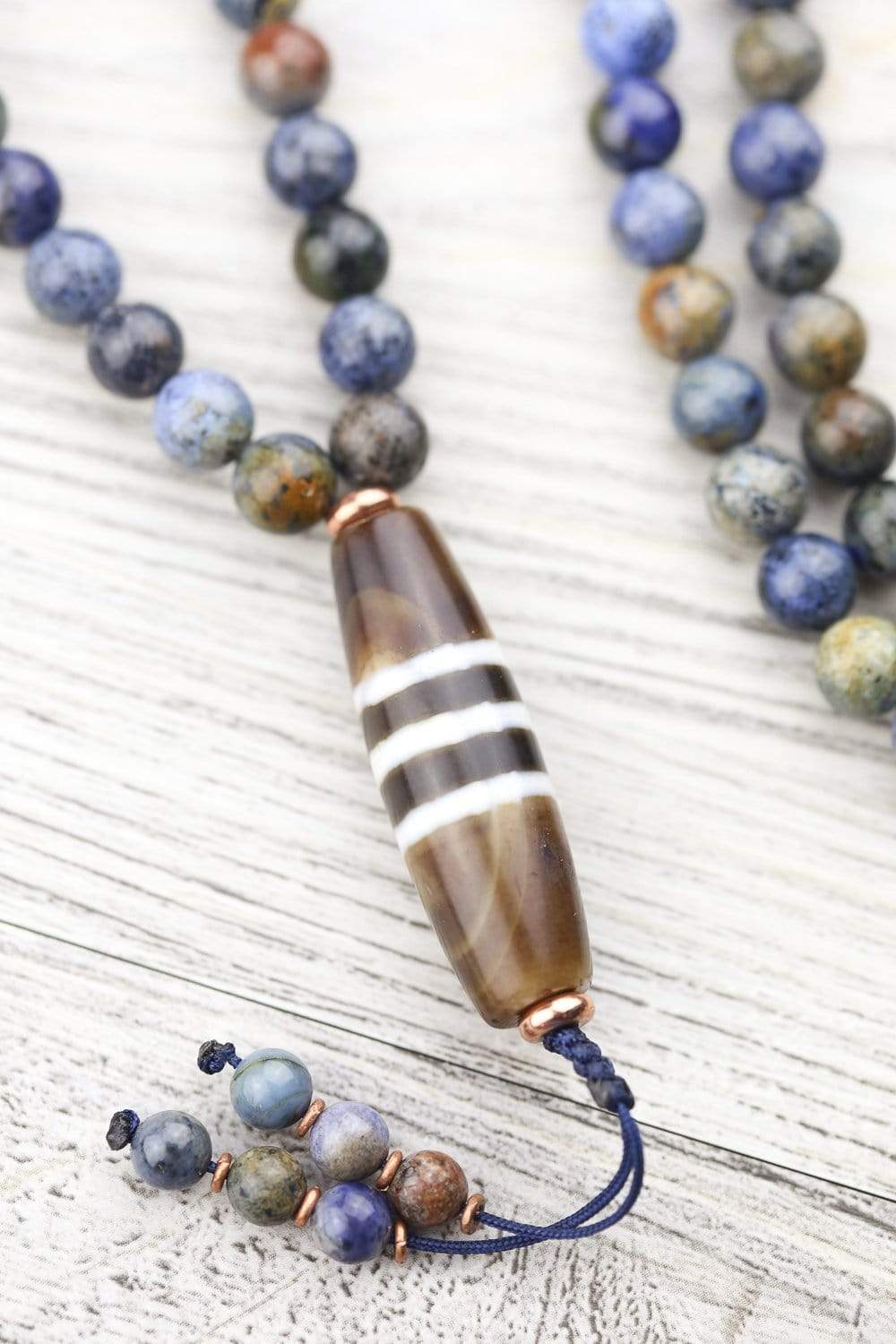 Mala Beads Nirvana Dzi Mala & Bracelet Set SET026