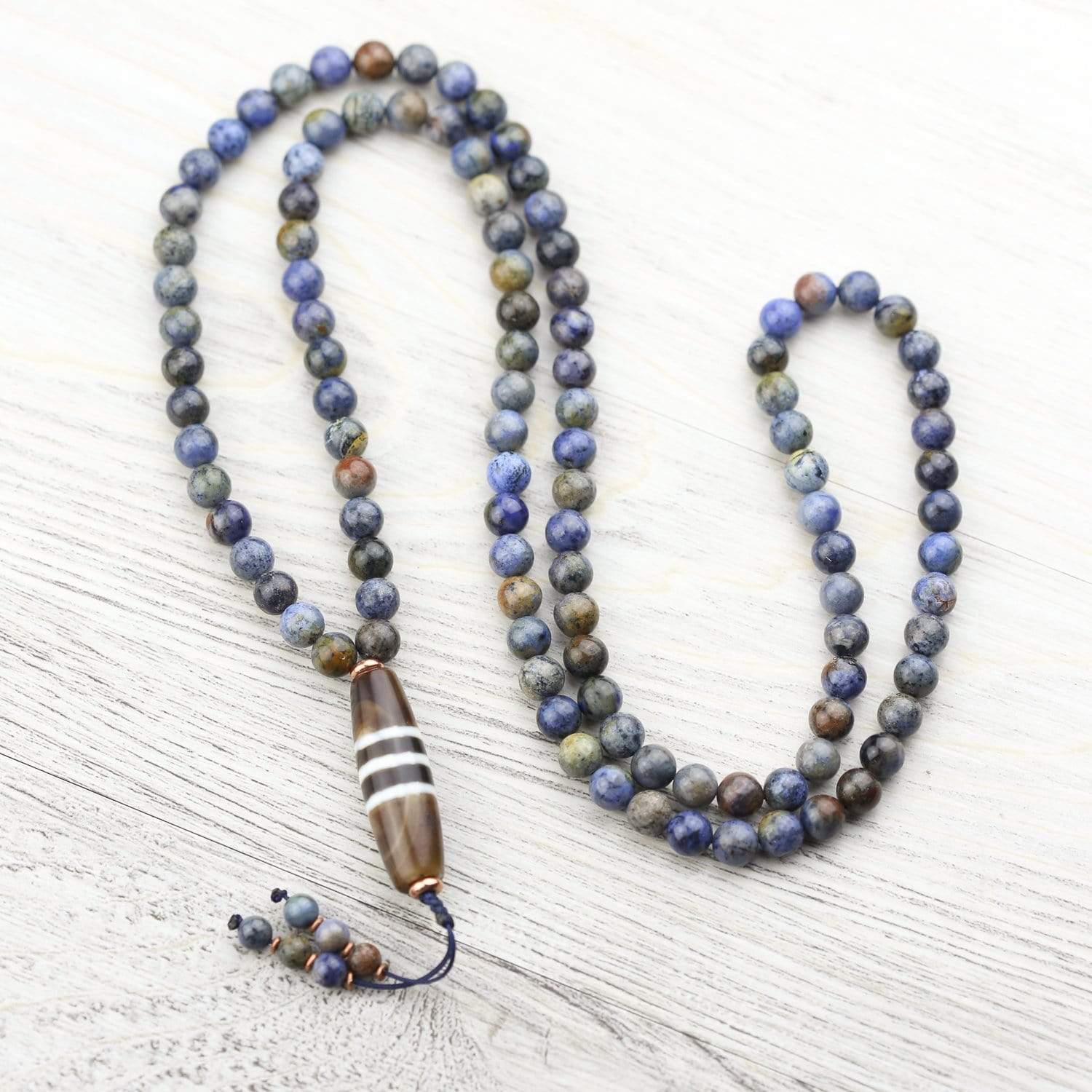 Mala Beads Nirvana Dzi Mala ML845