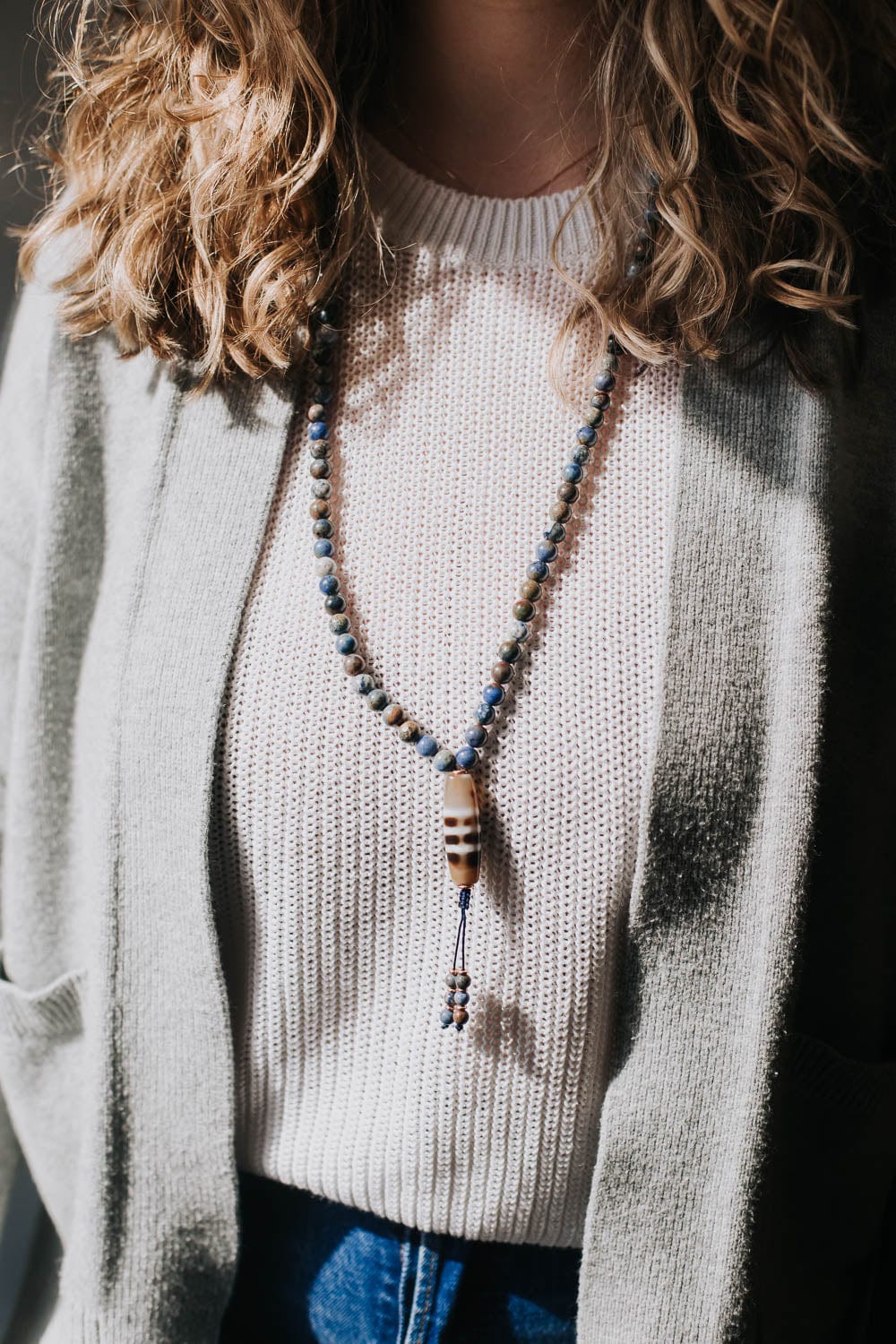 Mala Beads Nirvana Dzi Mala ML845