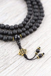 Onyx Eternal Knot Mala