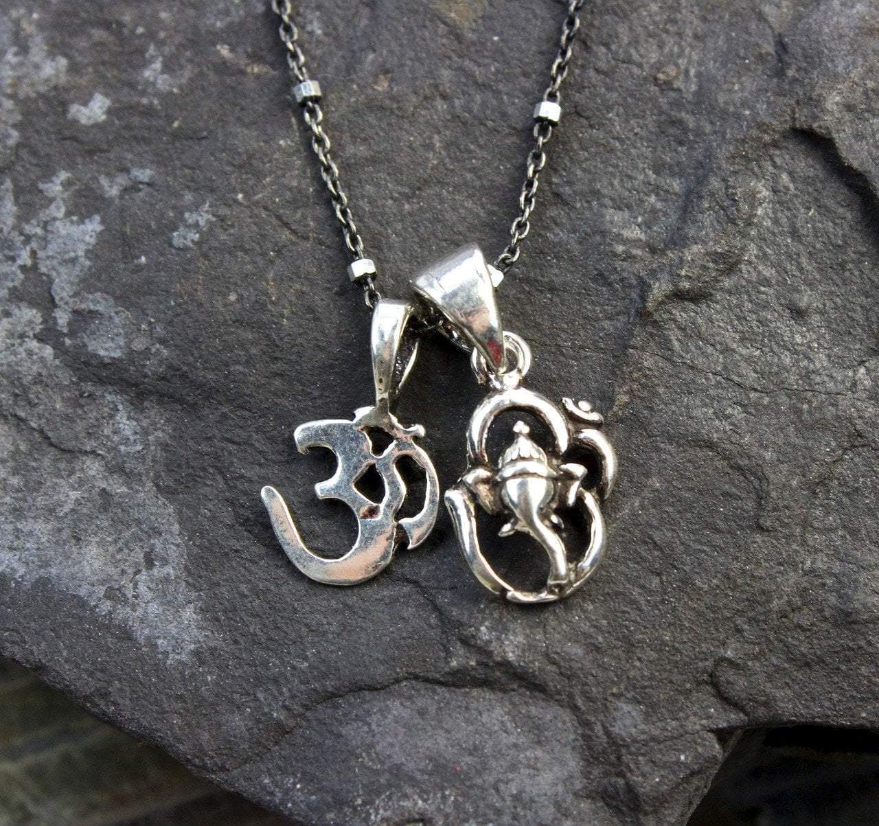 Om Ganesh Pendant Necklace - DharmaShop