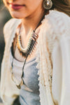 Necklaces Default Tribal Feather Necklace jn608