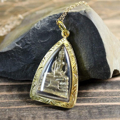 CLEARNICE Golden Buddha Necklace Dance Of Destruction Lord India | Ubuy