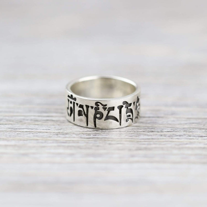 Anillo Mantra Om Mani 