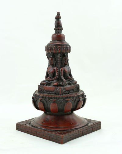 Ritual Items,New Items,Buddha Default Amazing Detail Table Top 4 Buddha Stupa rs006