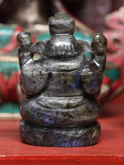 Statues Energizing Labradorite Ganesh Statue ST194