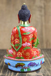 Statues Hand Painted 7 Inch Medicine Buddha Statue ST147