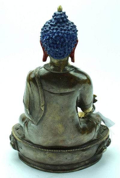 Statues,New Items,Buddha Default Bronze Medicine Buddha 13 Inch Statue st139