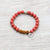 Wrist Malas Default Mountain Jade and Rudraksha Wrist Mala wm212