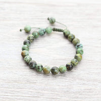 Wrist Malas Default Simple African Turquoise Wrist Mala wm037