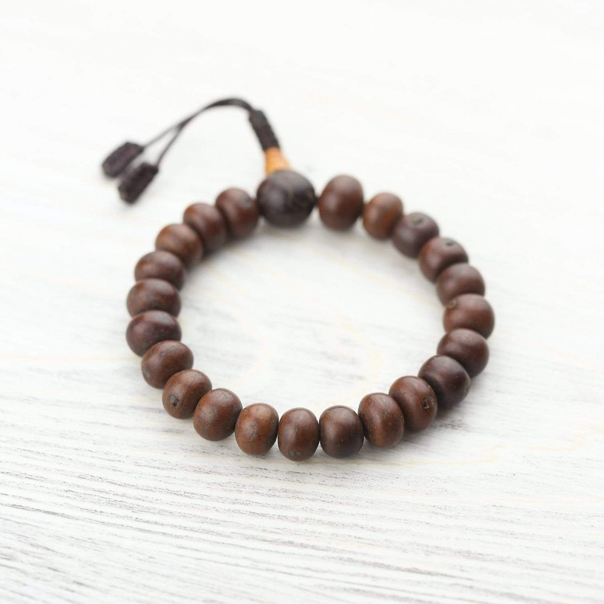 Dark Bodhi Seed Wrist Mala Bracelet - DharmaShop