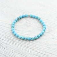 Wrist Malas Large Healing True Turquoise Bracelet WM608.LG