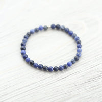 Wrist Malas Large Sodalite Peace Bringer Bracelet WM614.LG