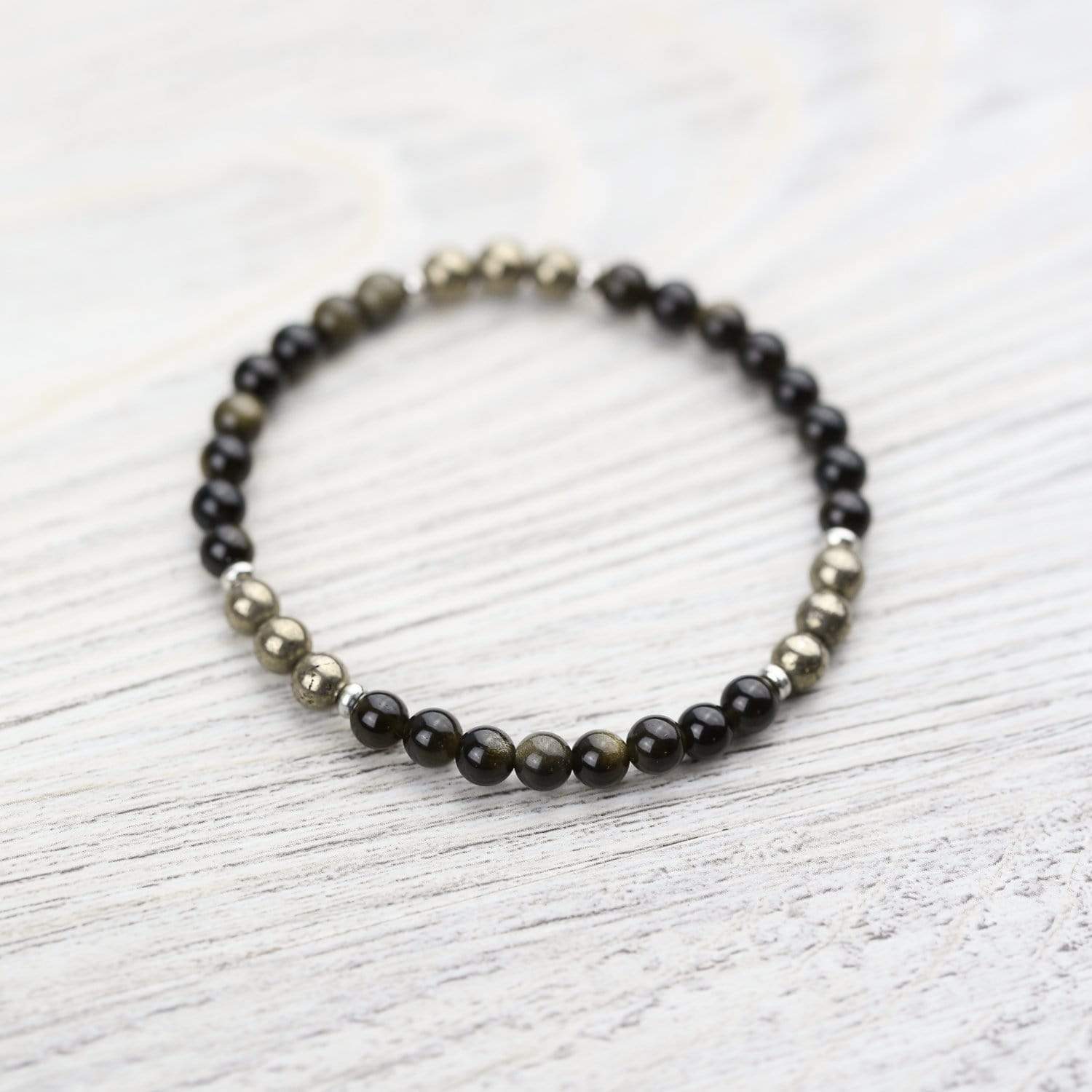 Natural Black Obsidian Stone Feng Shui Pixiu Wealth Bracelet – Aum Chakra