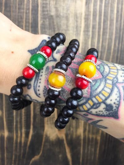 Wrist Malas Our Rosewood Wrist Mala Stack! - NEW wm001-stack