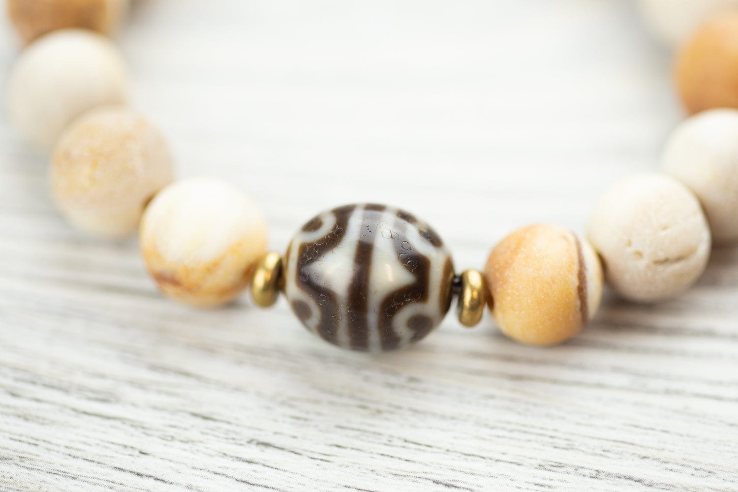 Wrist Malas Protective Tiger Eye Dzi Bracelet