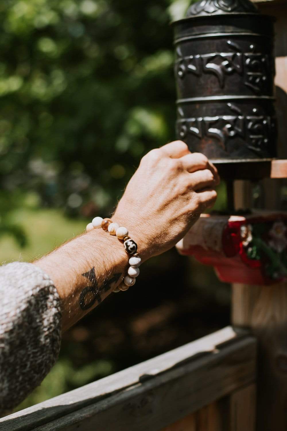 Wrist Malas Protective Tiger Eye Dzi Bracelet