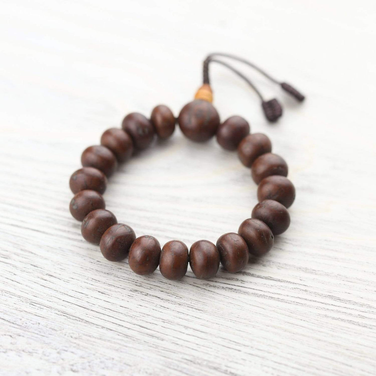 Dark Bodhi Seed Wrist Mala Bracelet - DharmaShop