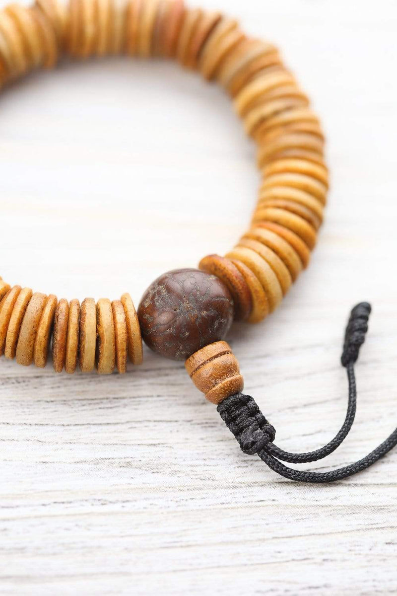 Spiritual Bone & Bodhi Wrist Mala Bracelet - DharmaShop